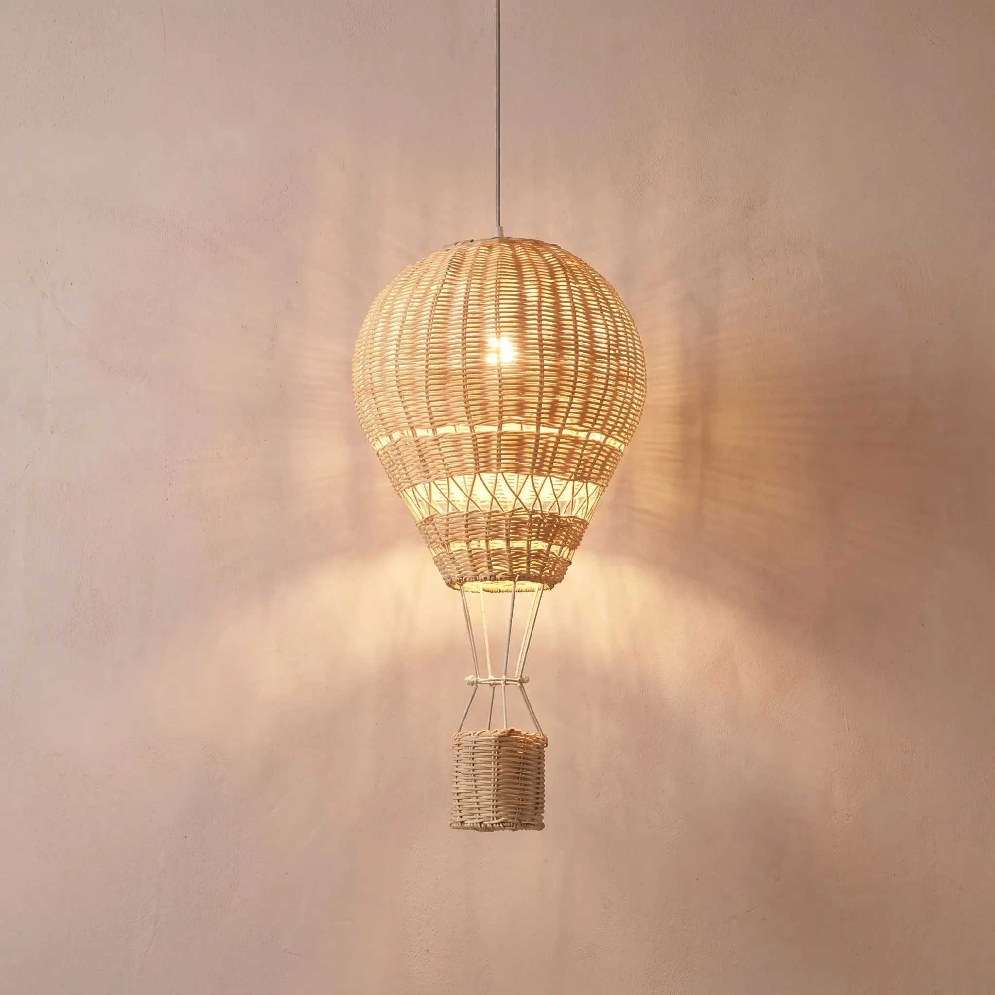 Pendant Light Rattan Hot Air Balloon | Ballora