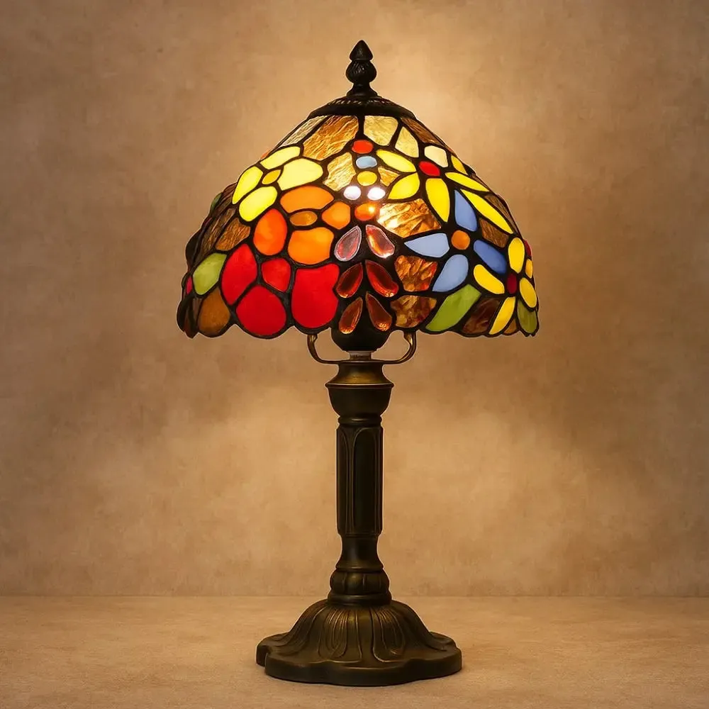 Table Lamp Glass Mushroom Vintage | Lumoré