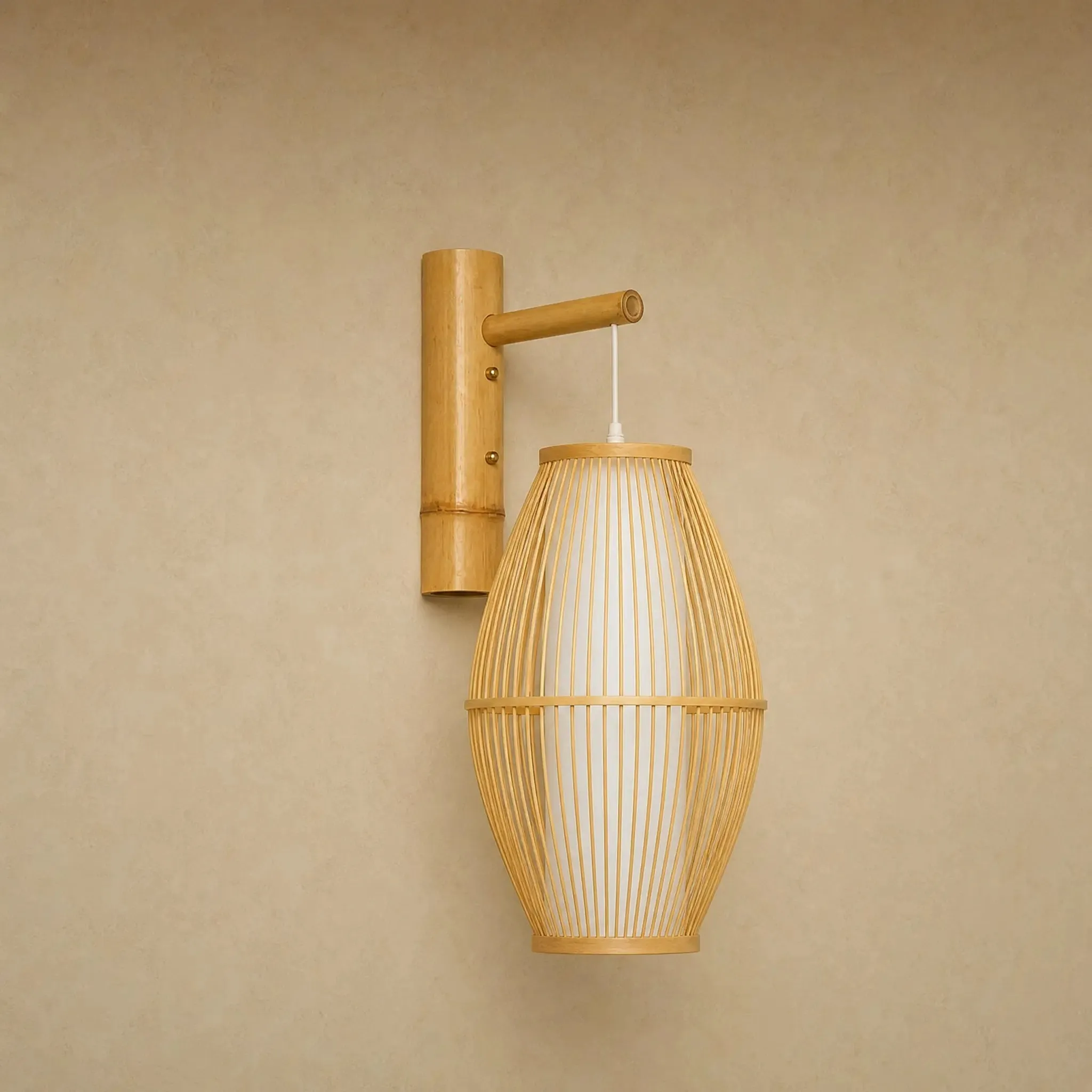 Wall Sconce Bamboo Hanging Cocoon | Isaruka