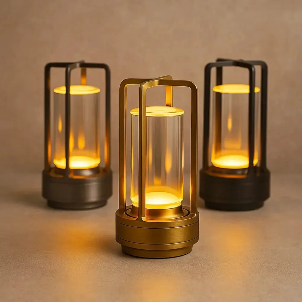 Cordless Table Lamp Metal | Glowfree