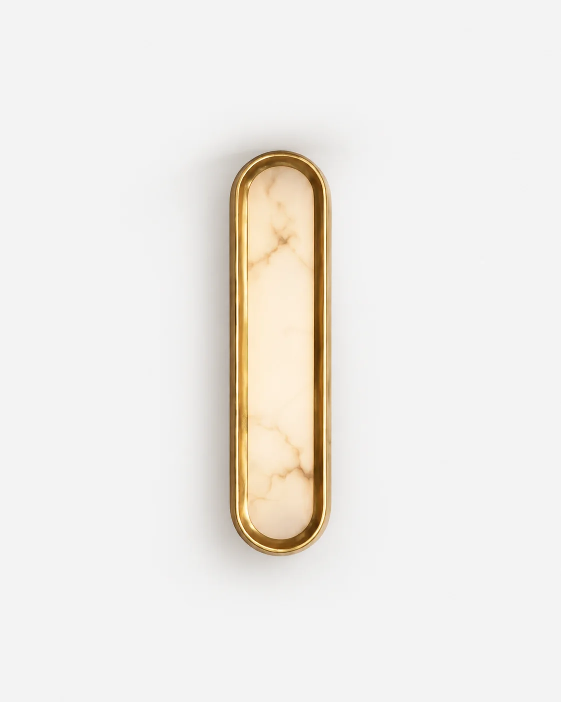 Wall Sconce in Alabaster and Brass | Dolbo