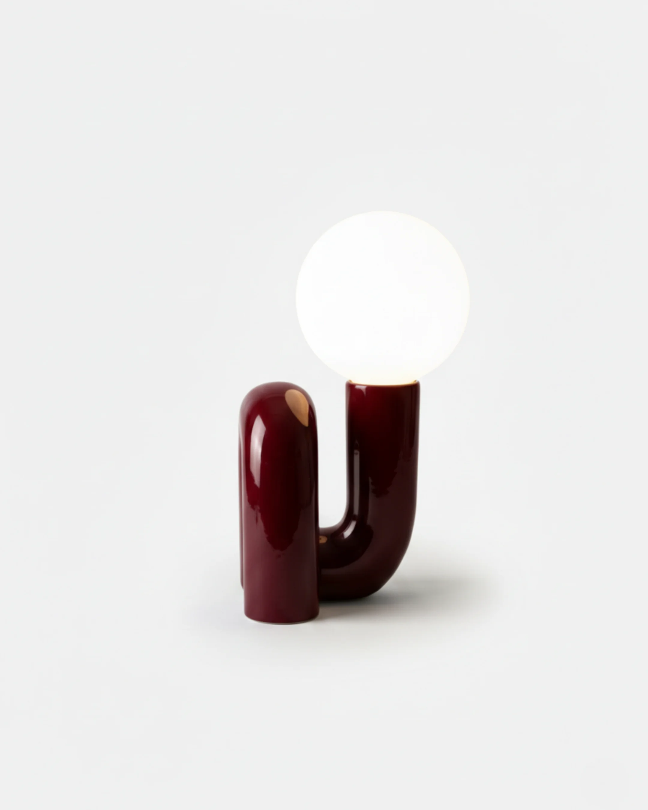 Table Lamp Glass and Resin Globe | Arca