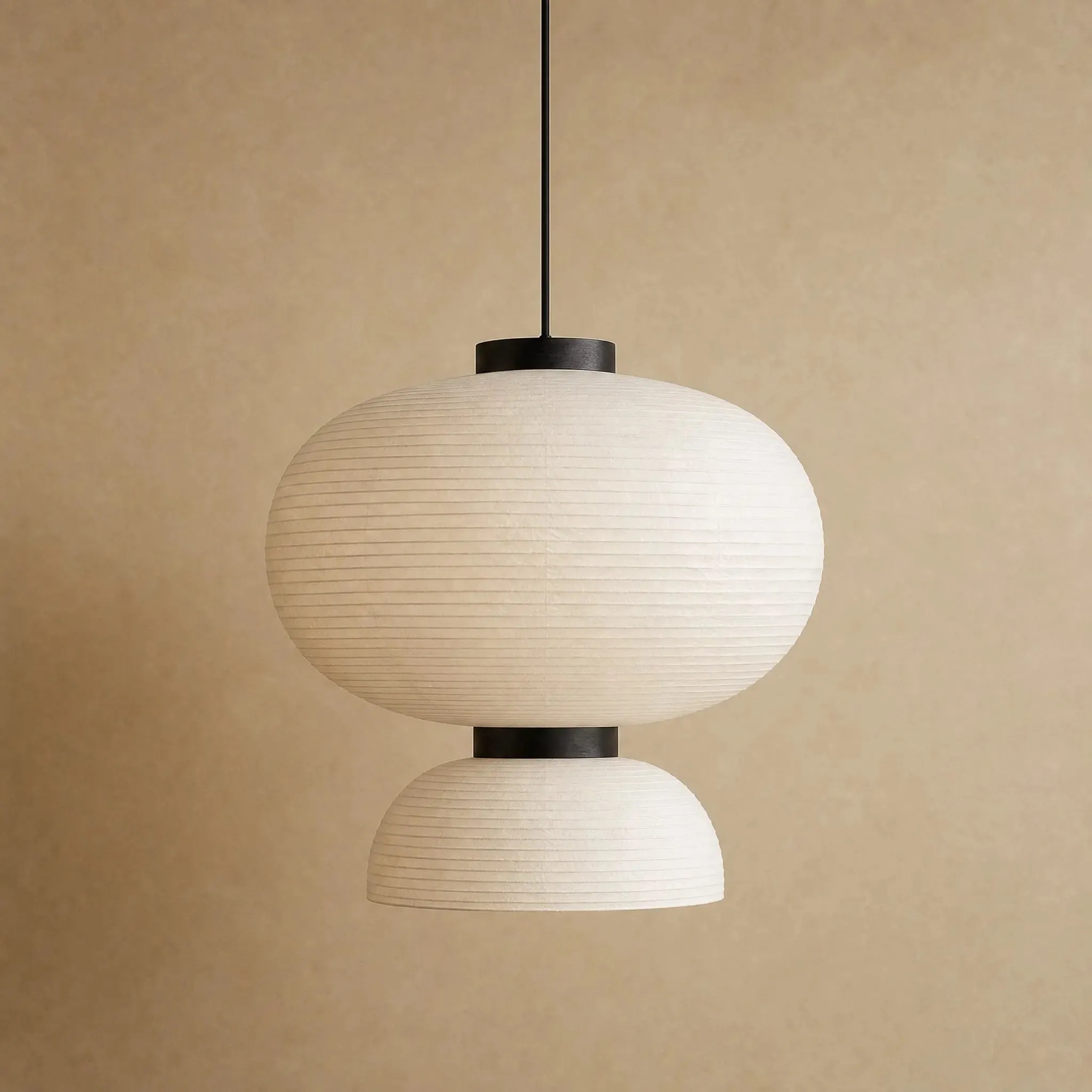 Pendant Light in Rice Paper Wabi Sabi | Karumiya