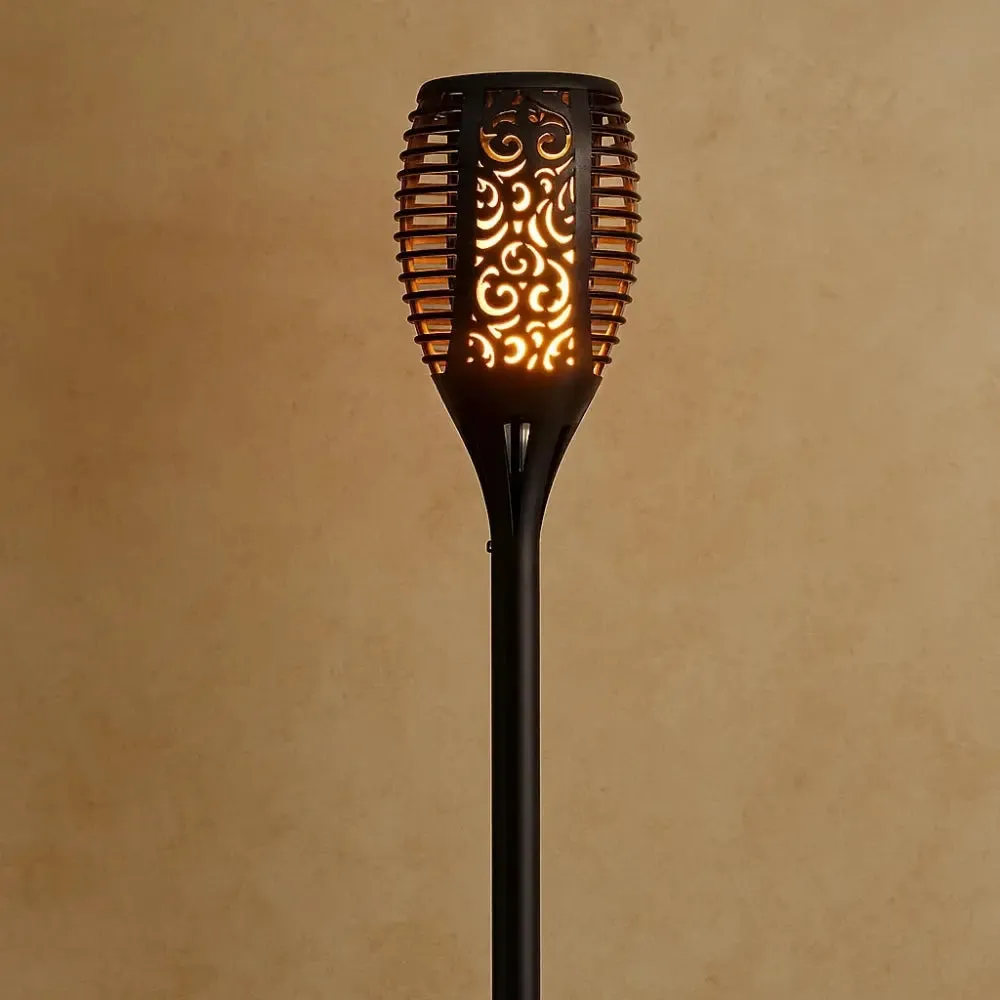 Outdoor Solar Torch Light with Flickering Flame | Solarflame