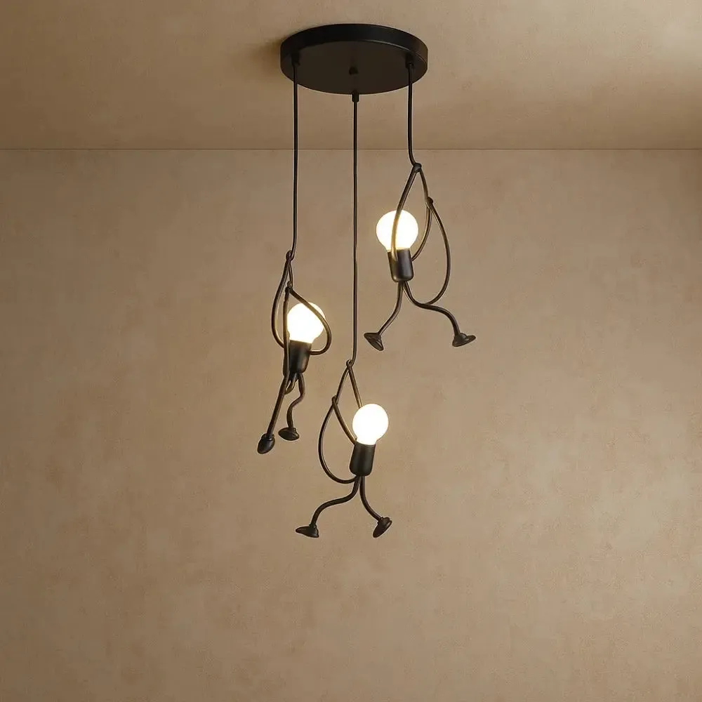 Pendant Light Iron Little Man | Ironman