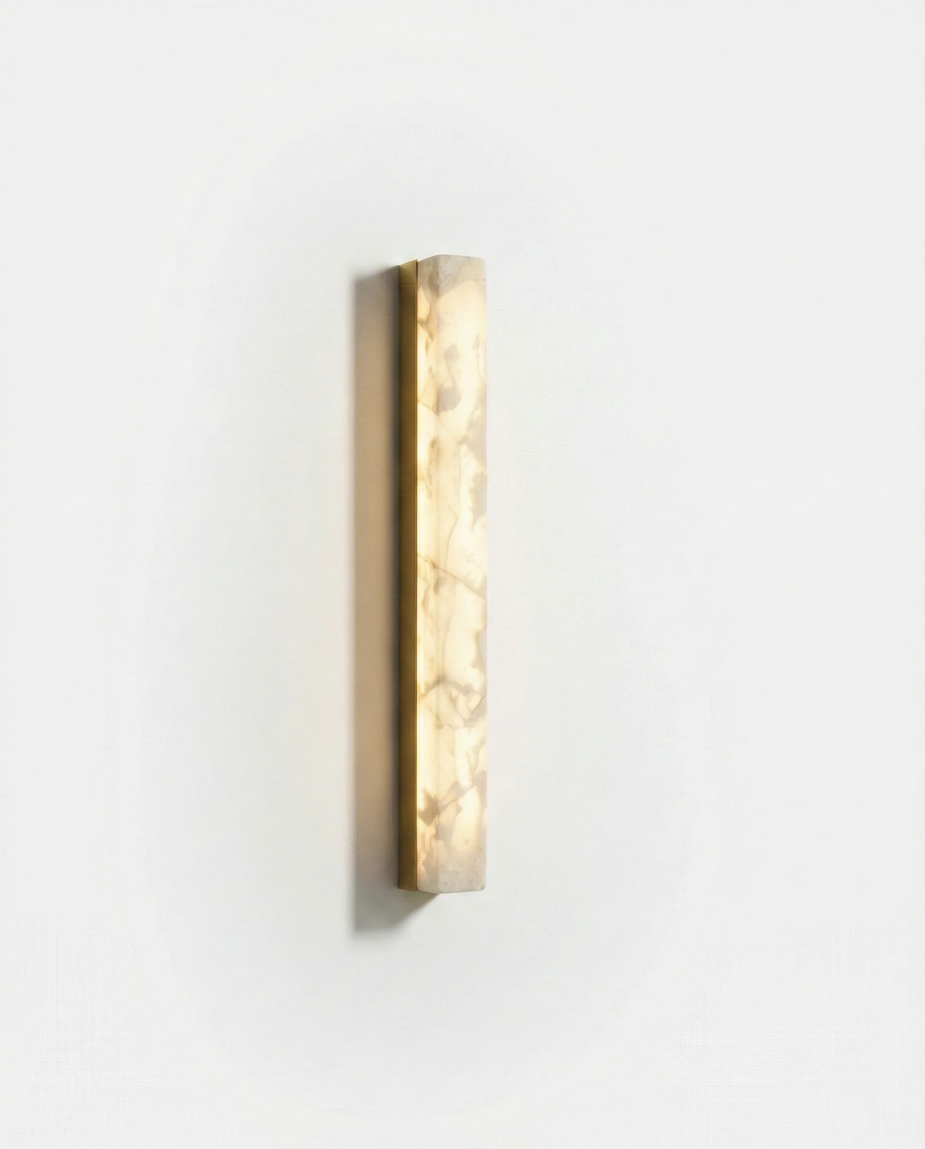 Wall Sconce Alabaster and Brass | Bergen