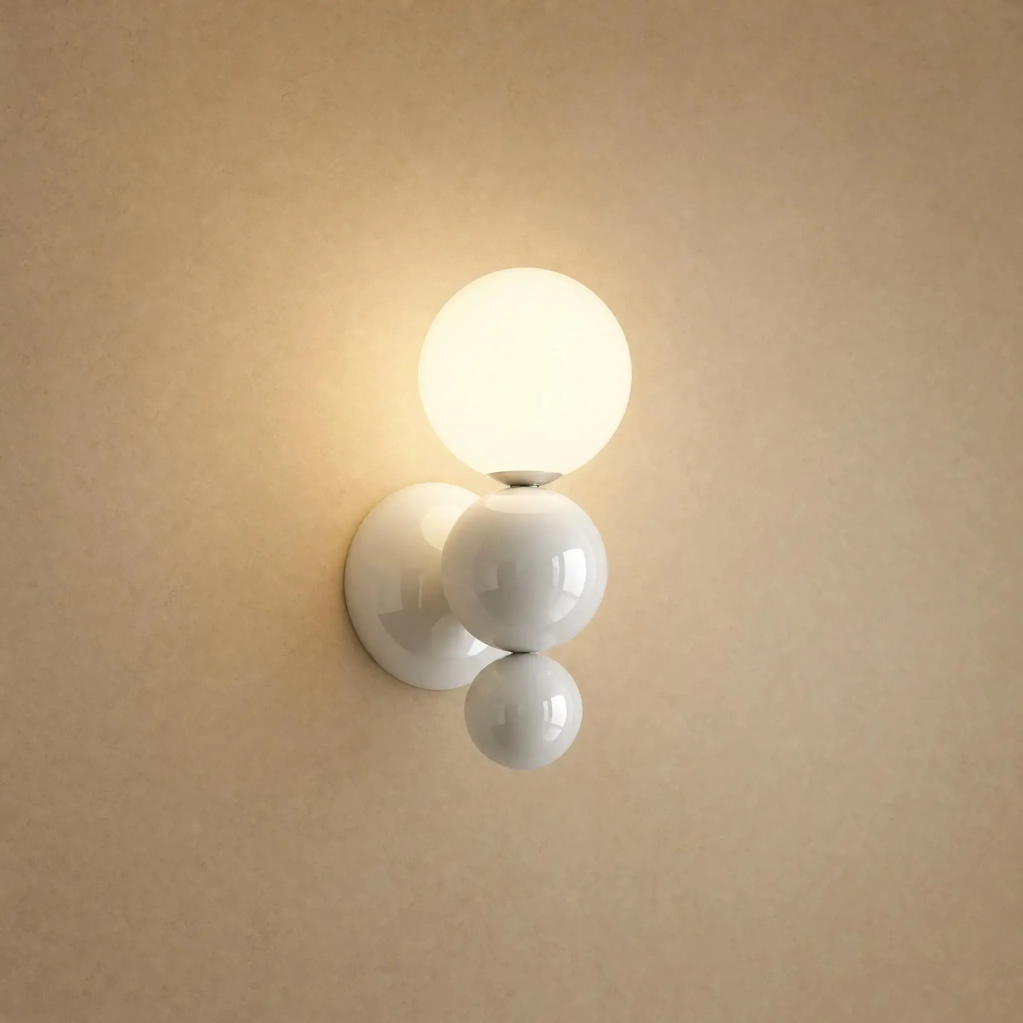 Wall Sconce Lacquered Sphere Cluster | Melori