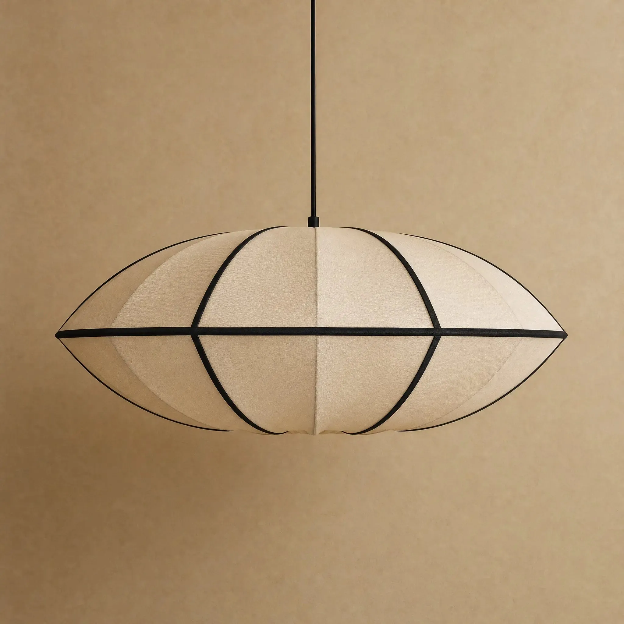 Pendant Light Silk Japanese Lantern | Sétaya