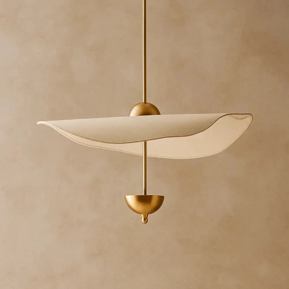 Pendant Light Brass Lotus Petal | Fiorenya