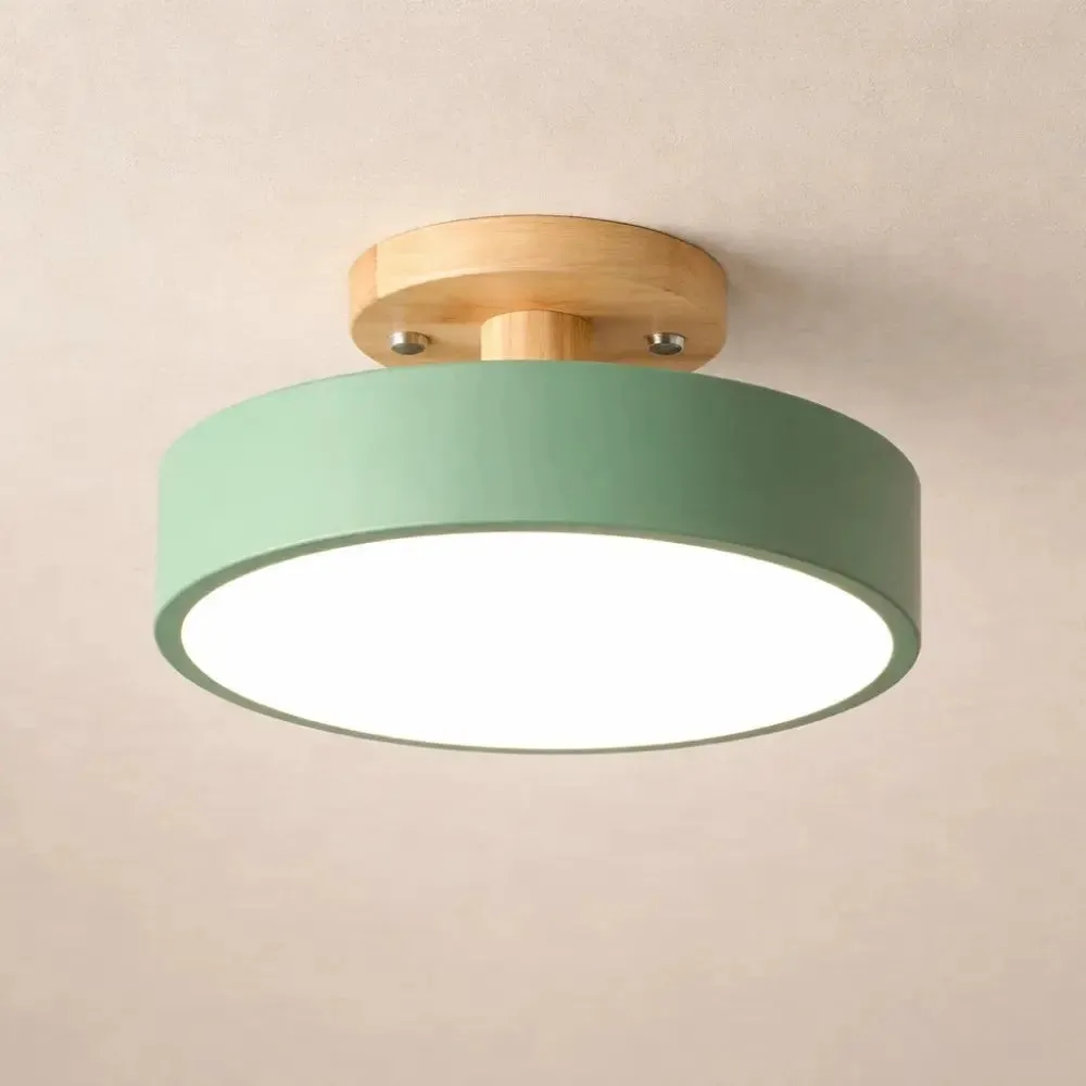Ceiling Light Wood Nordic LED | Norhalis