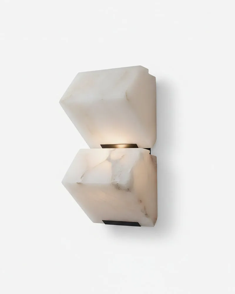 Wall Sconce Alabaster and Brass | Nori