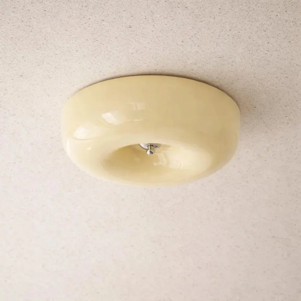 Ceiling Light Glass Japandi Cloud | Naelora