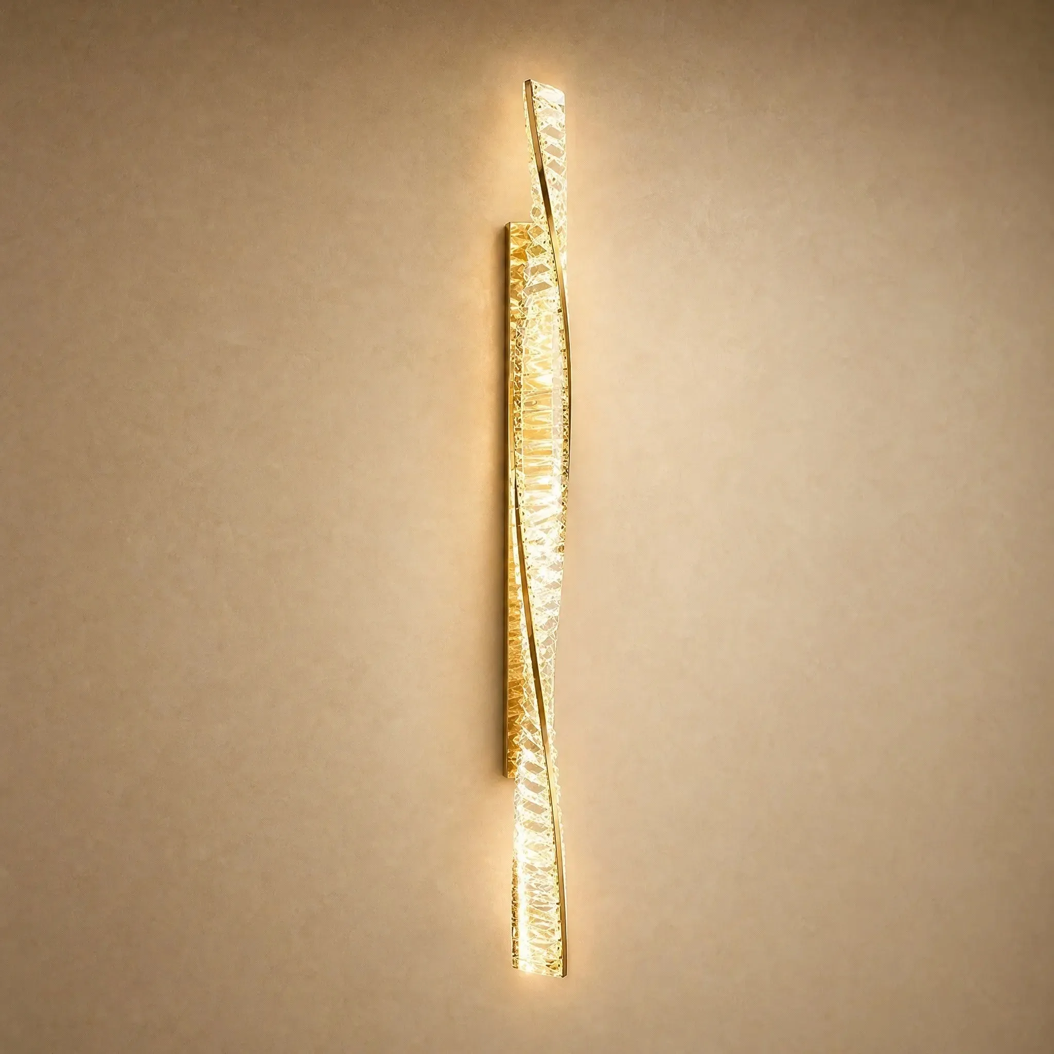 Wall Sconce Crystal Crossed Blades | Selvyre