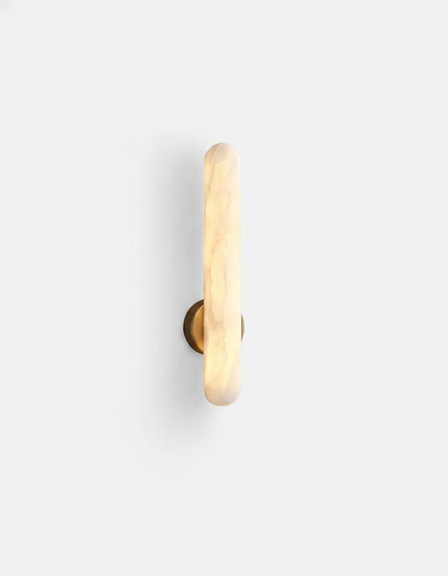Wall Sconce Alabaster and Brass | Rifet