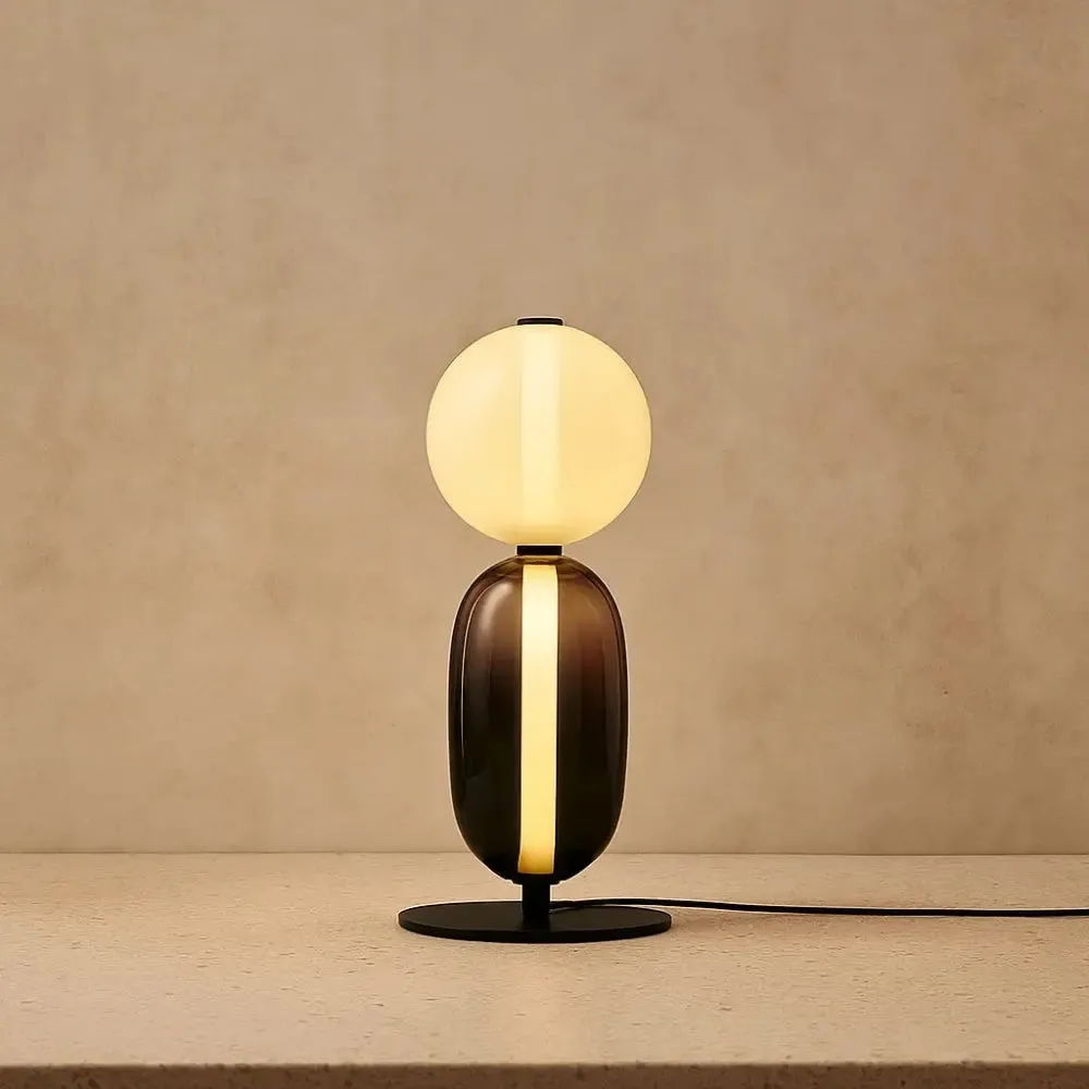 Floor Lamp Glass Globe Contemporary | Vistara