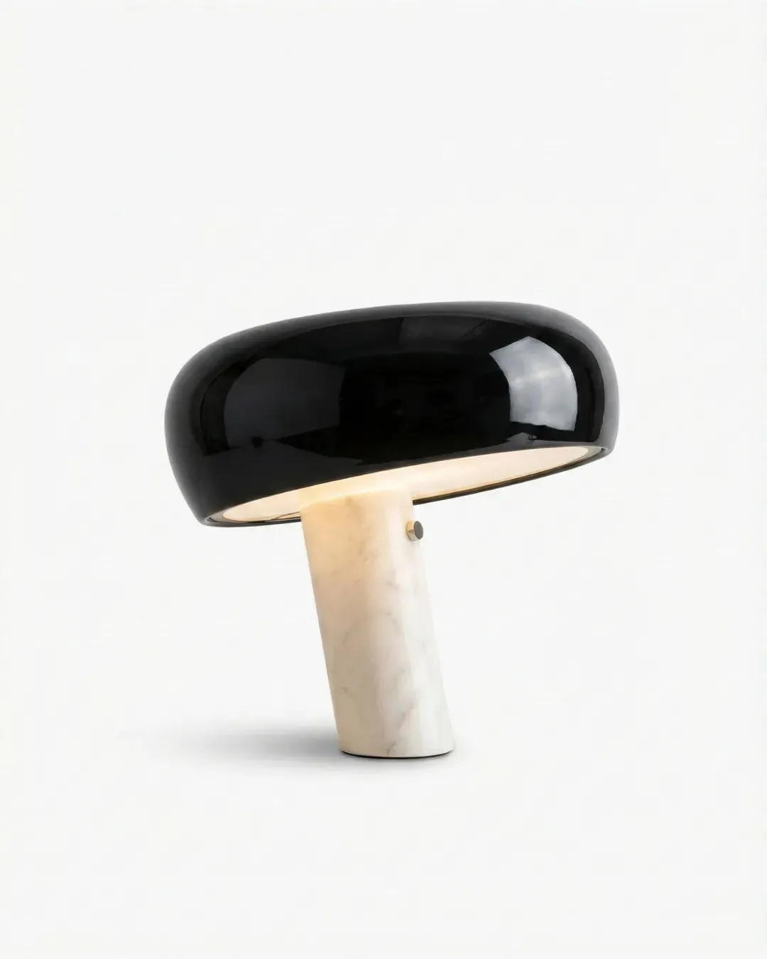 Table Lamp Marble and Enameled Metal | Camos