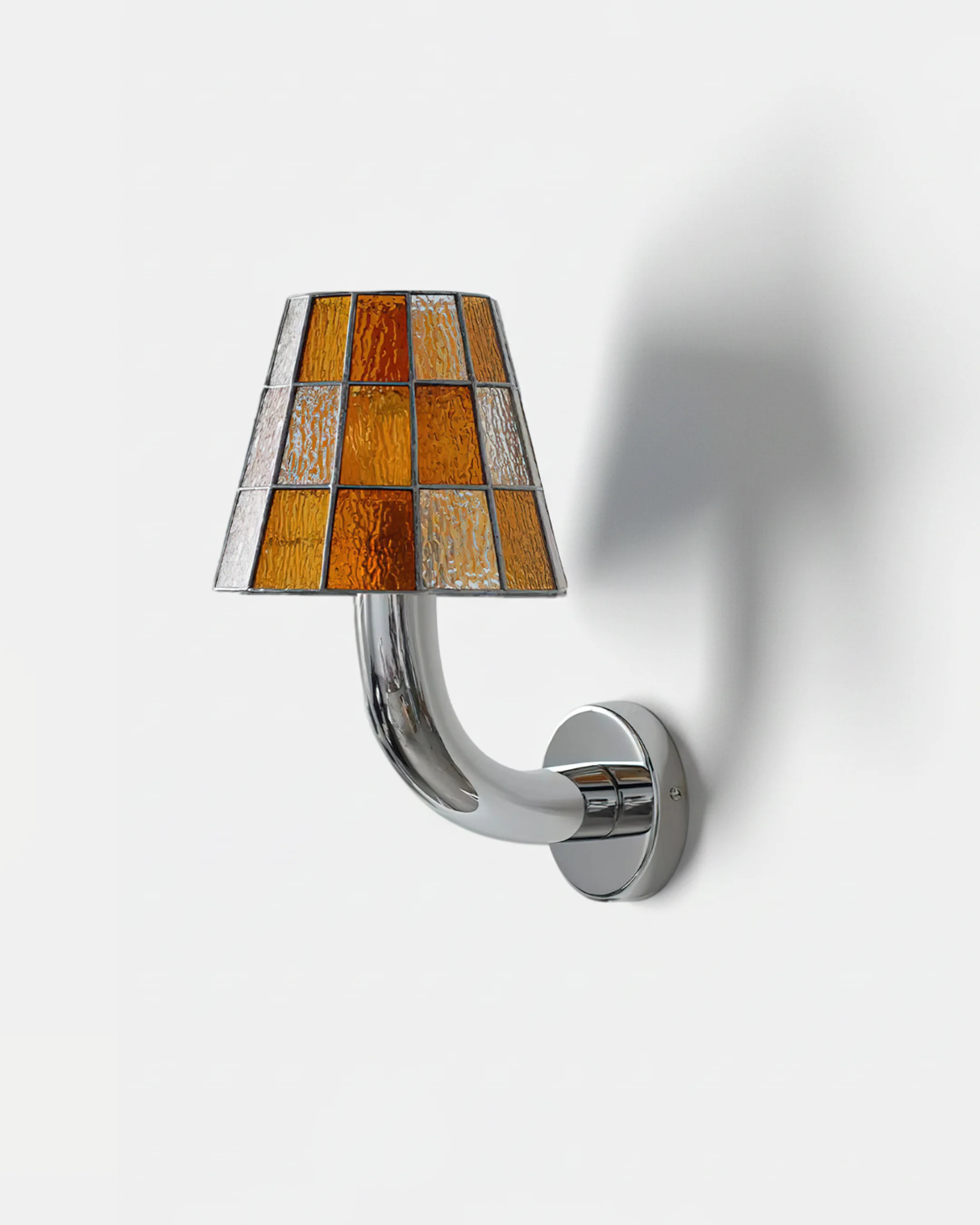 Wall Sconce Glass Curved Arm | Dori