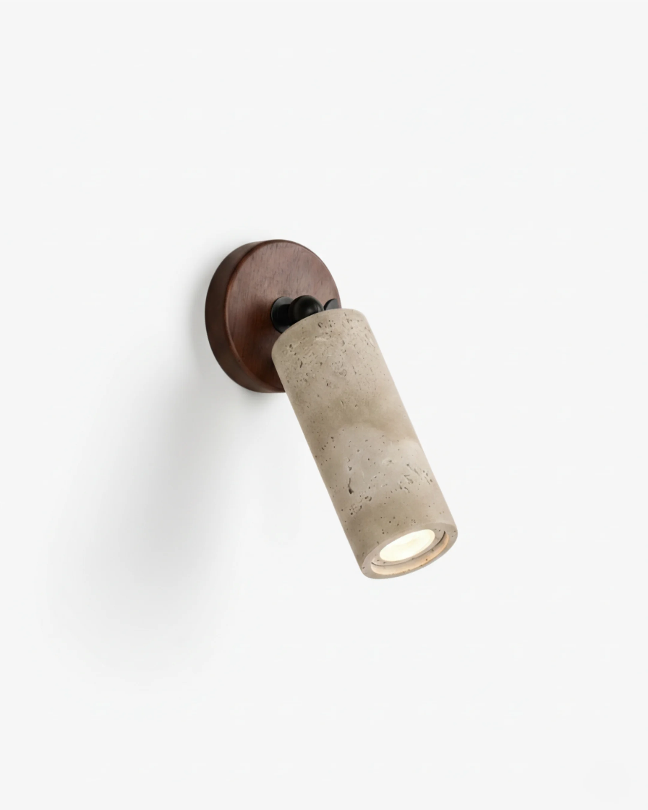 Wall Sconce Concrete and Wood Reading Light | Iwa