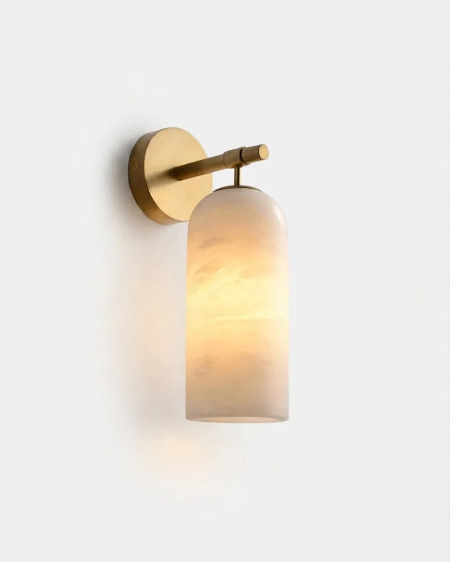 Wall Sconce Alabaster Cylinder | Balsari