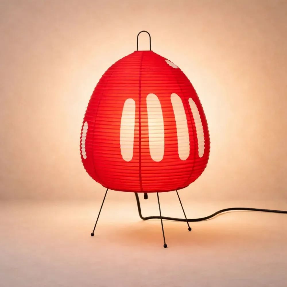 Table Lamp Rice Paper Tripod | Akoria