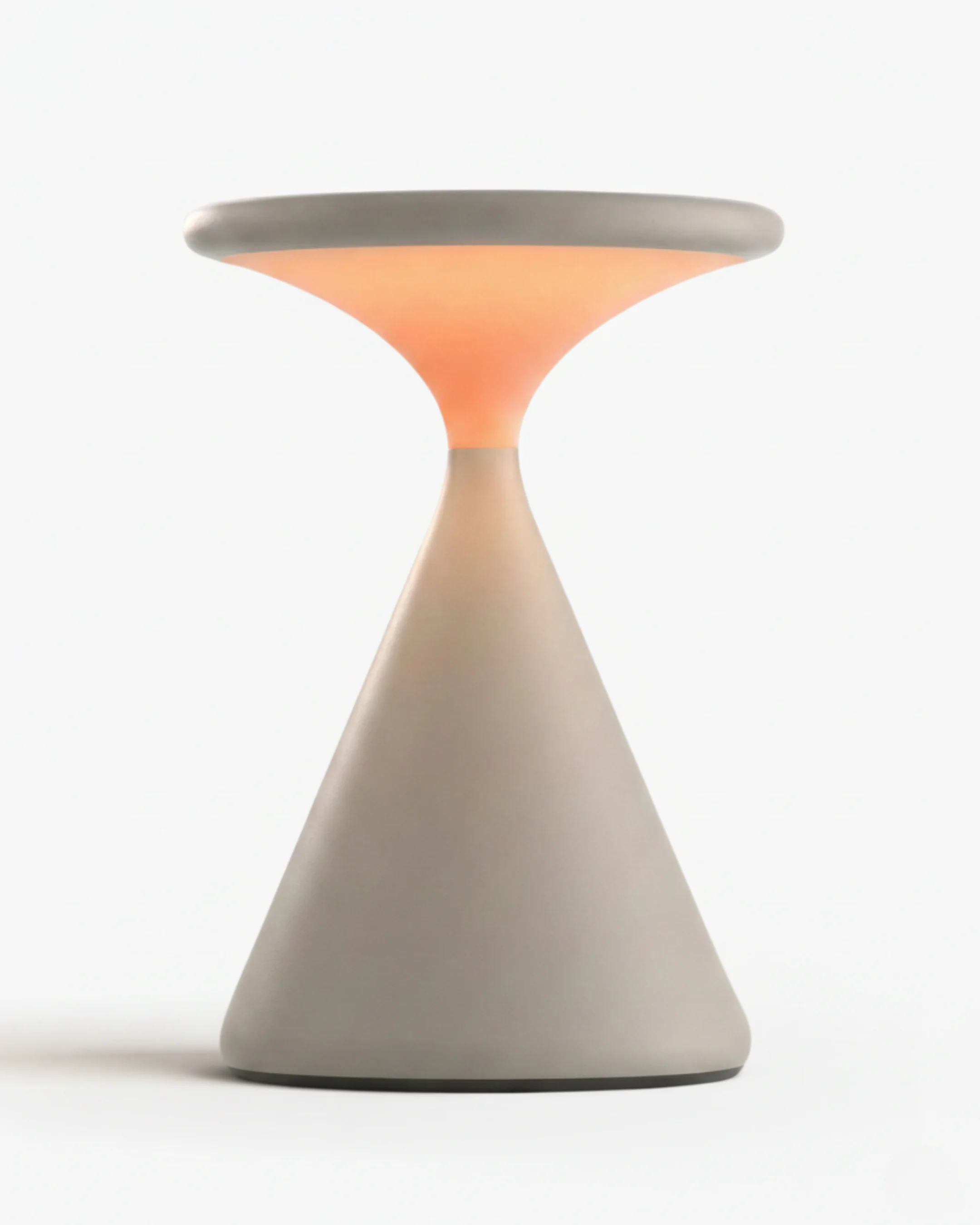 Cordless Table Lamp in Aluminum | Koni