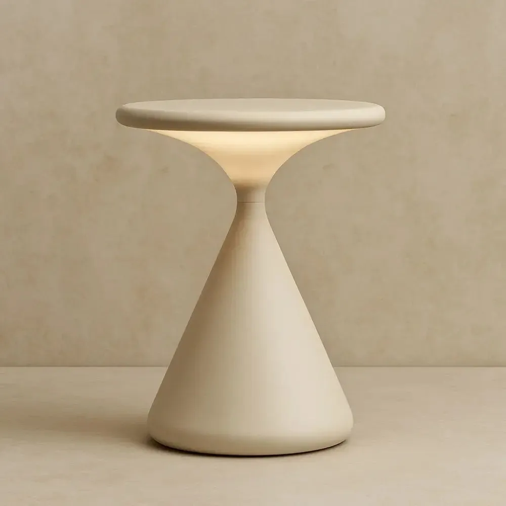 Cordless Lamp Aluminum Hourglass | Aerisya
