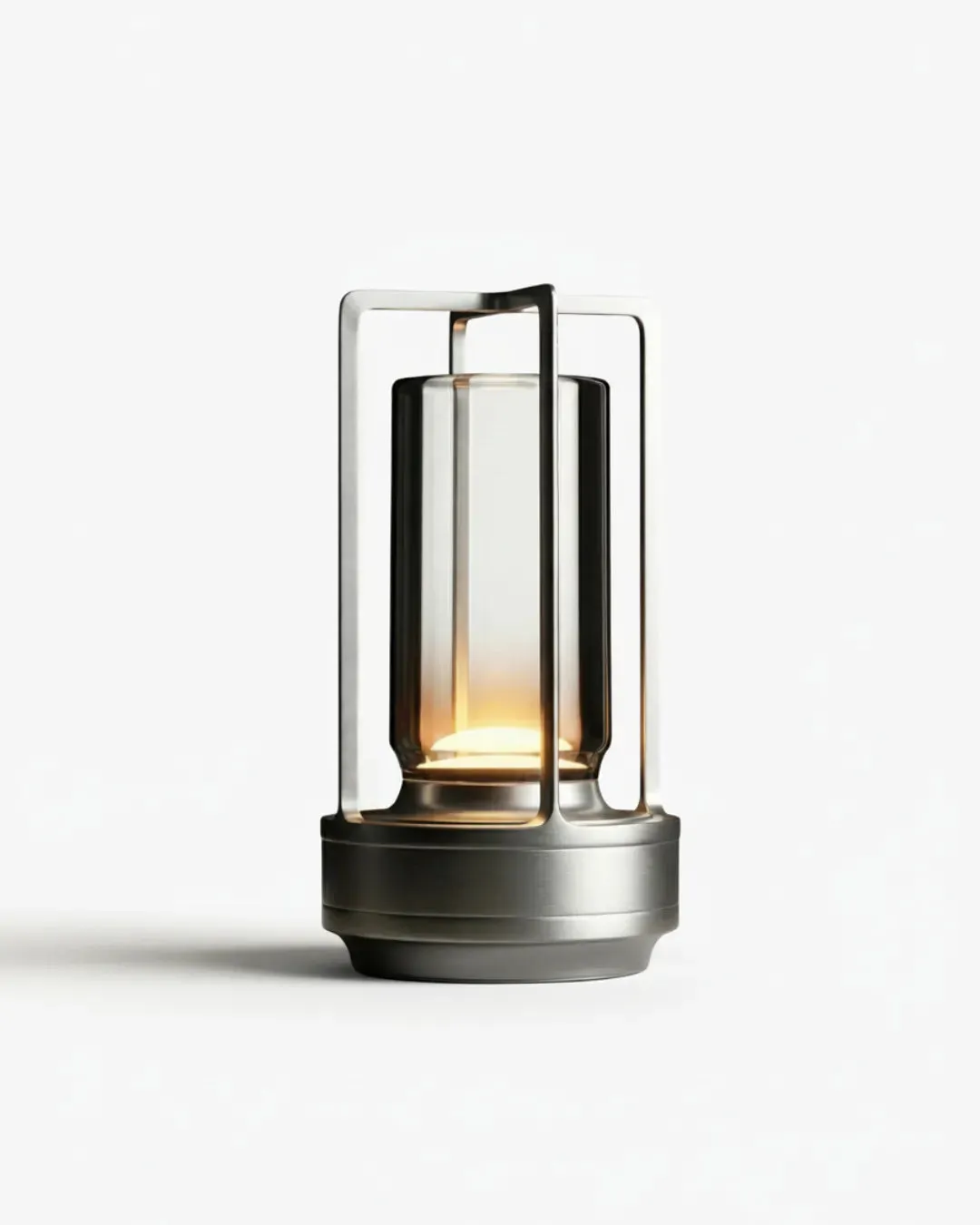 Cordless Table Lamp in Brushed Aluminum | Runa