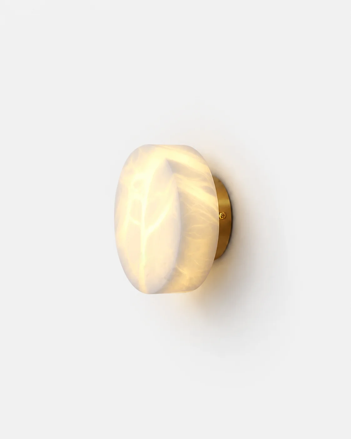 Wall Sconce Alabaster Round | Jilva