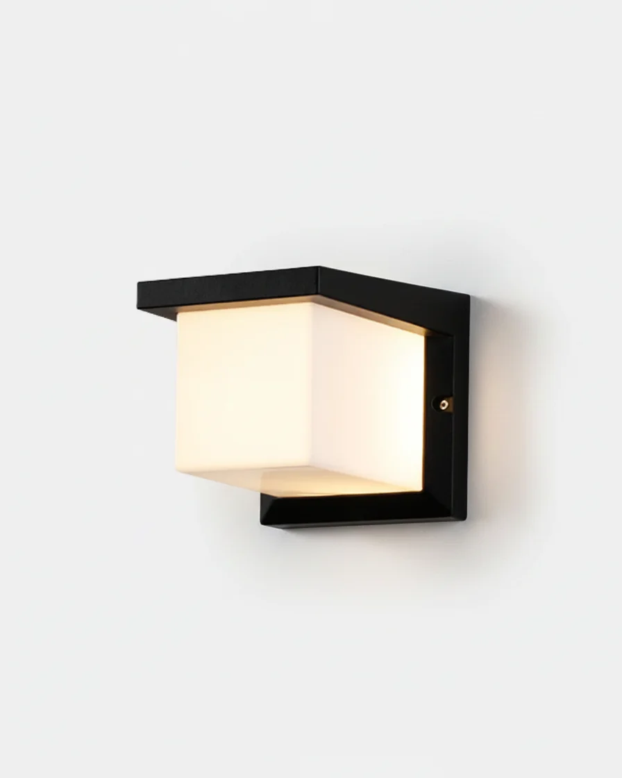 Outdoor Wall Light Aluminum Modern Cube | Goldi