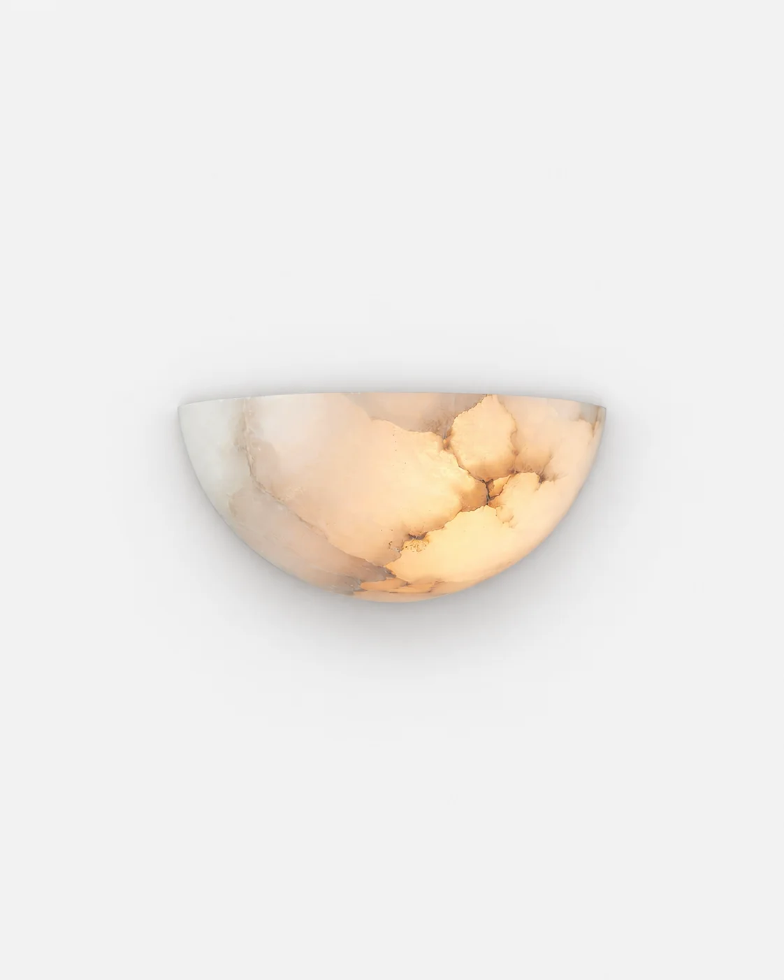 Wall Sconce Alabaster Solid Stone | Bolgo