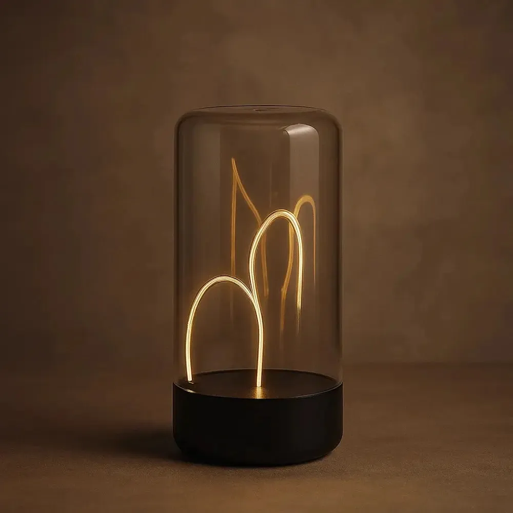 Cordless Lamp Glass Filament | Magnetlight