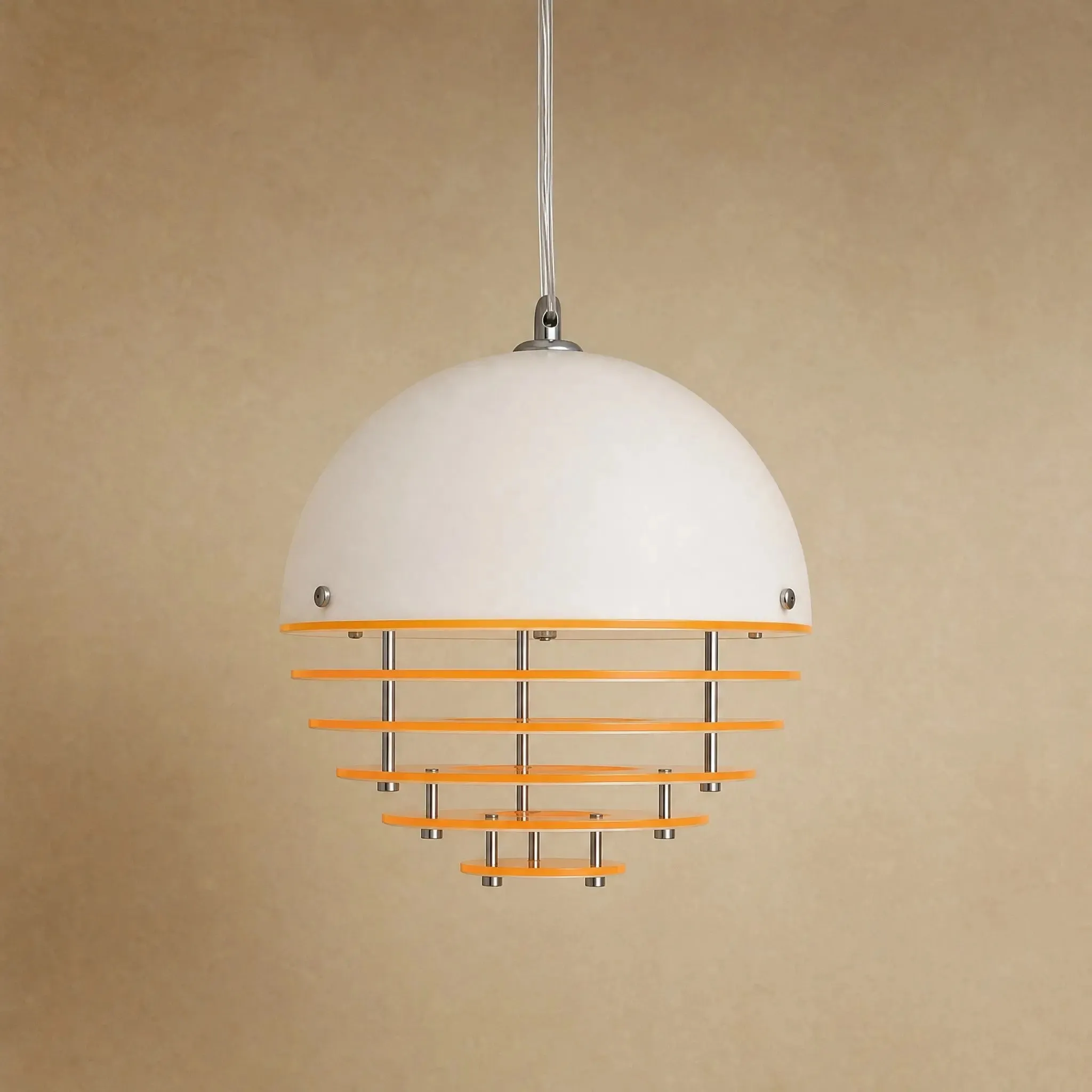 Pendant Light Amber Acrylic Cascade | Ambrino