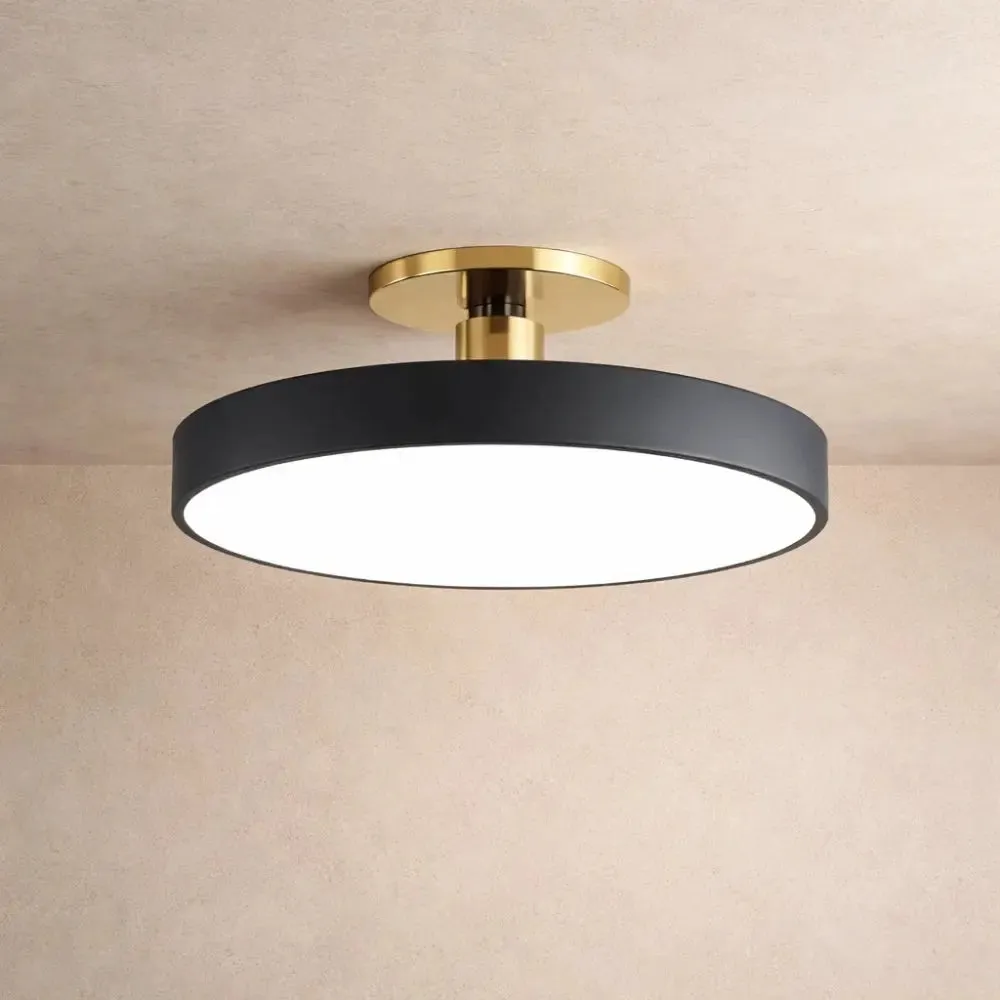 Ceiling Light Brass Round Halo | Auryel