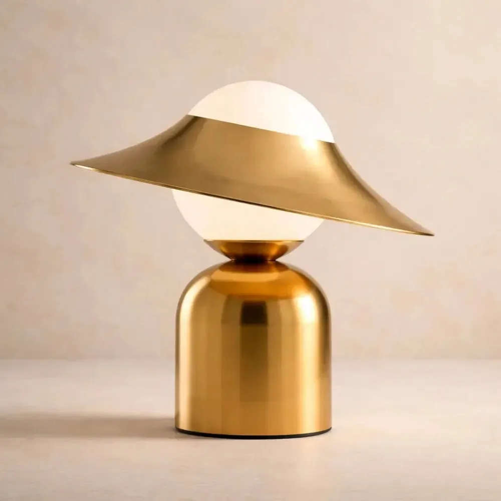 Table Lamp Glass Vintage Mushroom Dome | Mycaria