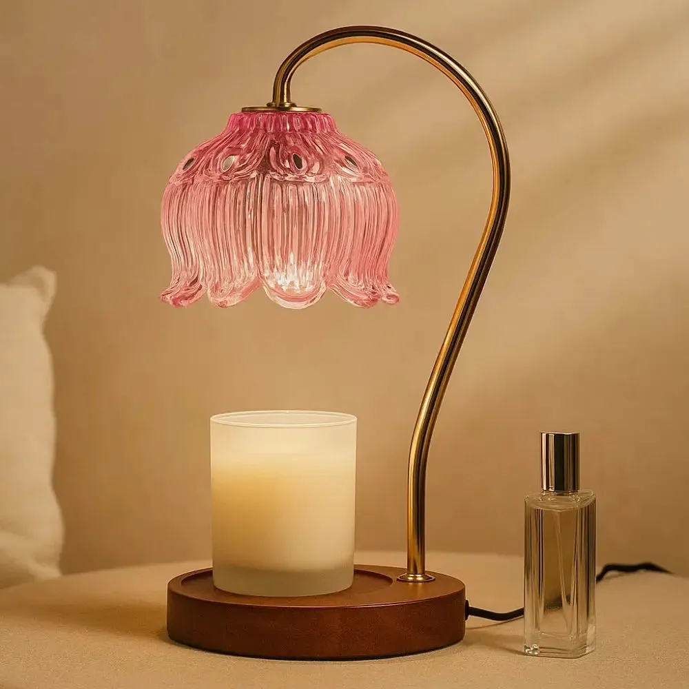 Table Lamp Glass Candle Warmer | Aromis