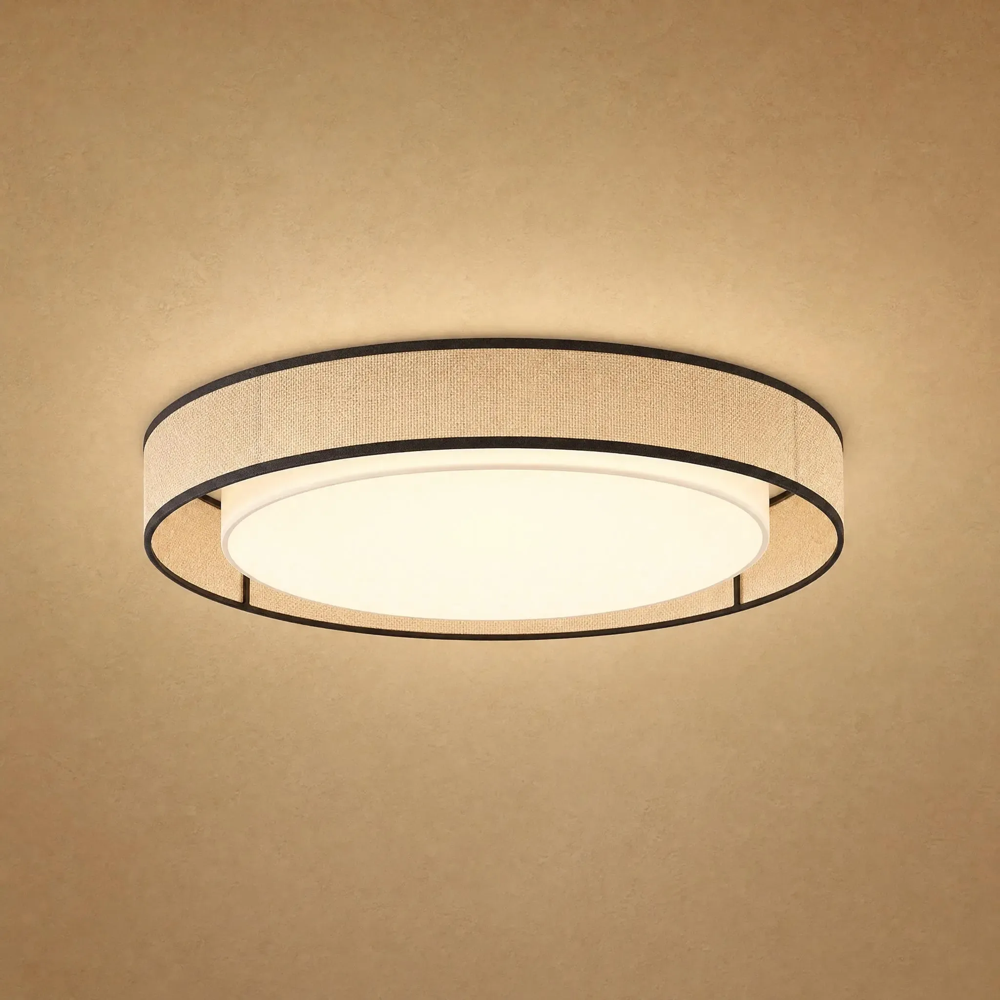 Ceiling Light Linen Halo | Doucéa