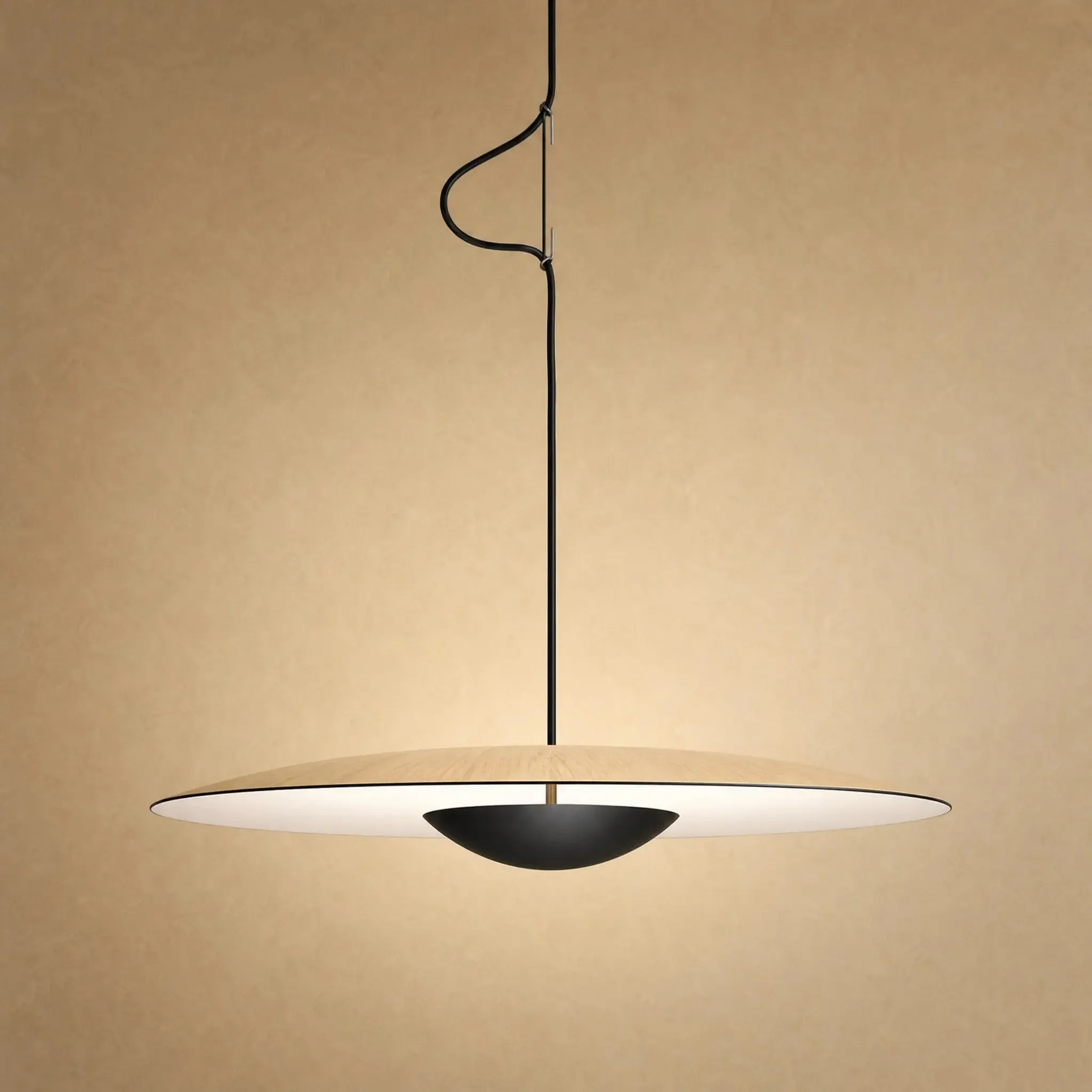 Pendant Light Metal Eclipse Disc | Belveno