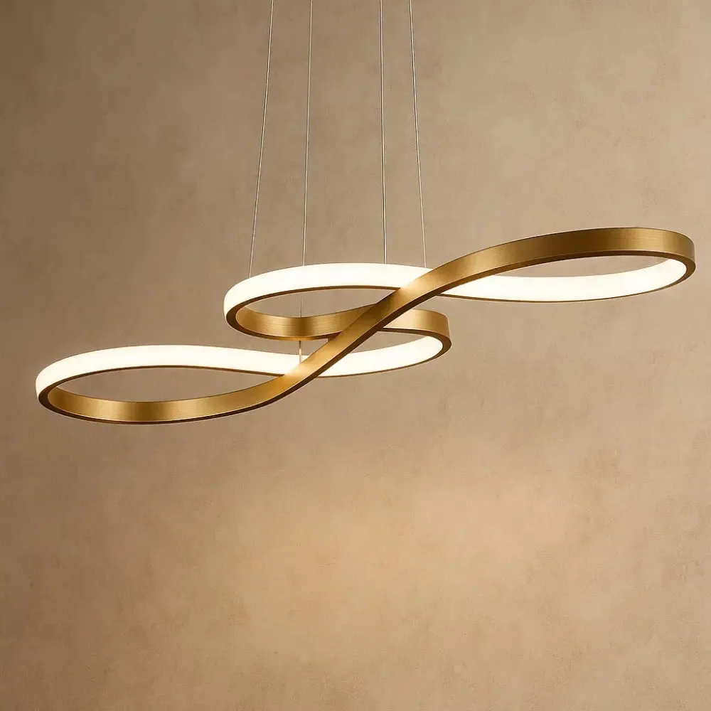Pendant Light Metal Ribbon | Solayne
