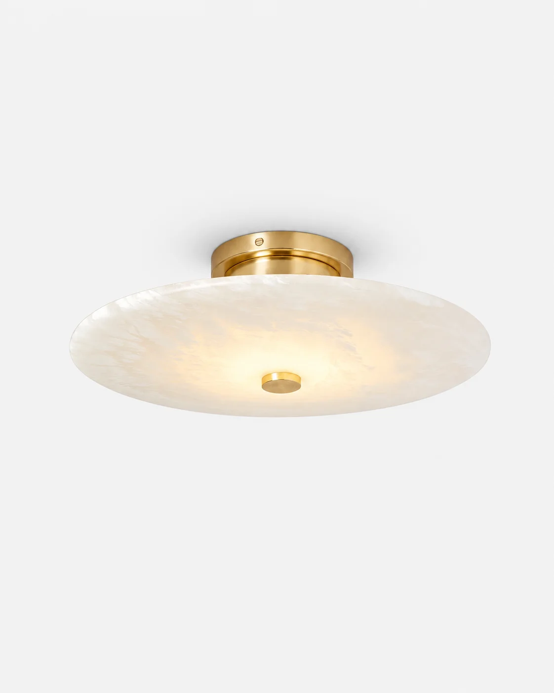 Ceiling Light Alabaster and Brass | Cibi