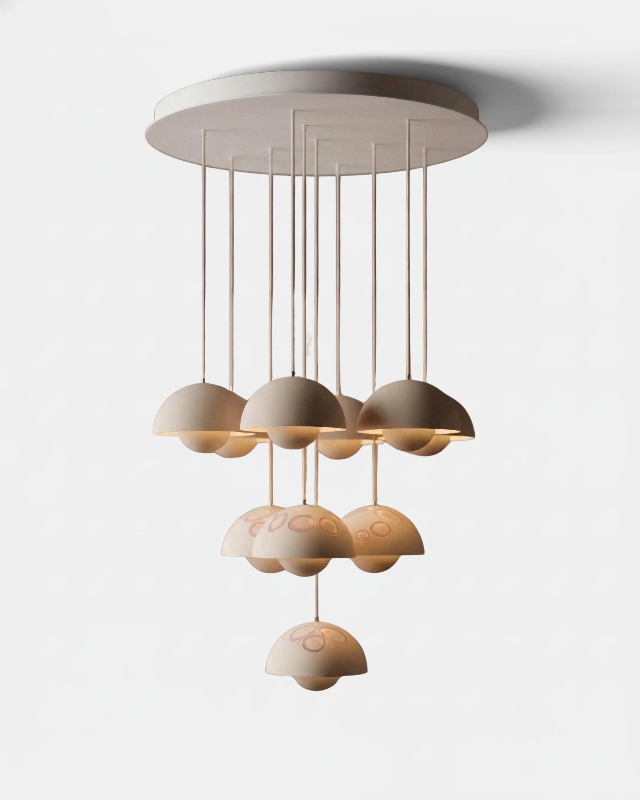 Pendant Light Sculpted Aluminum | Jari