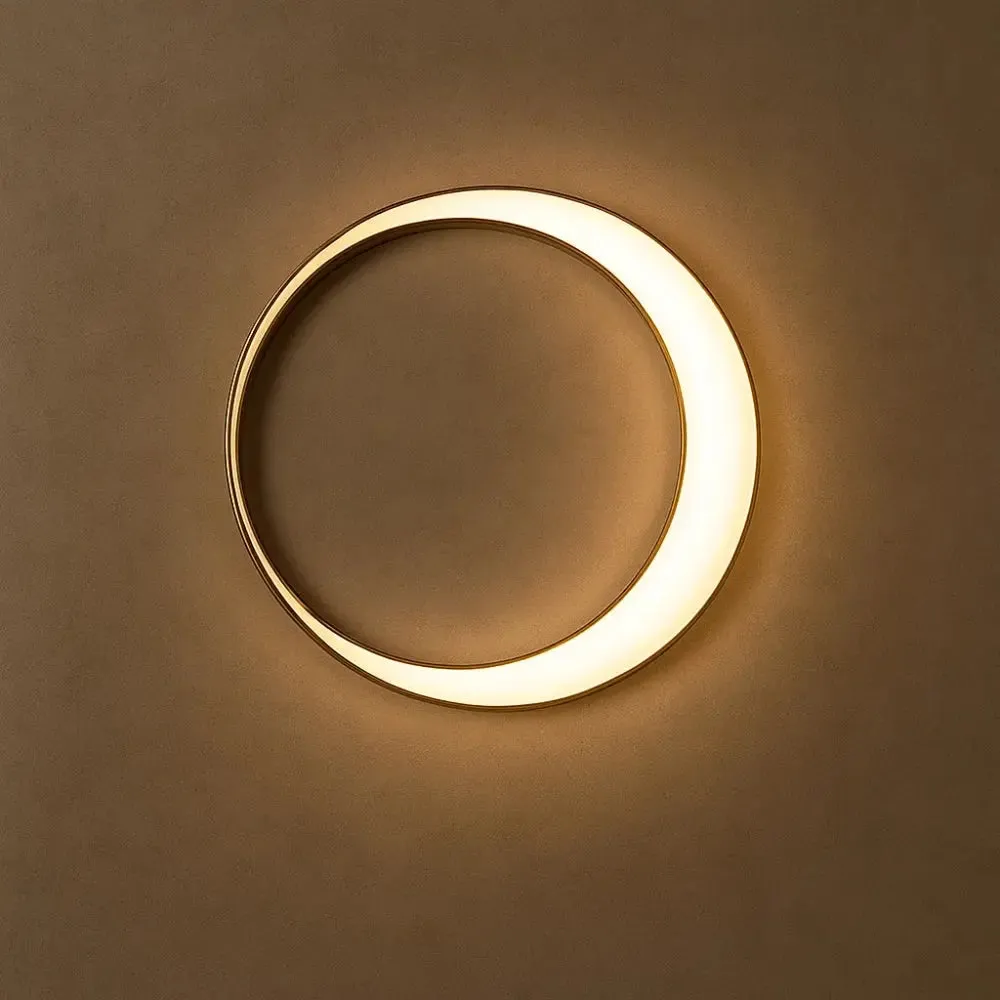 Outdoor Wall Light - Celestial Moon Halo | Moonlight