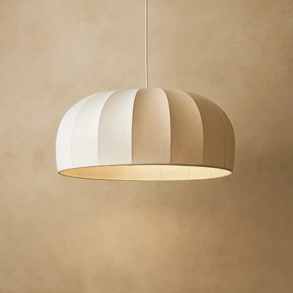 Pendant Light White Silk Dome | Albéora