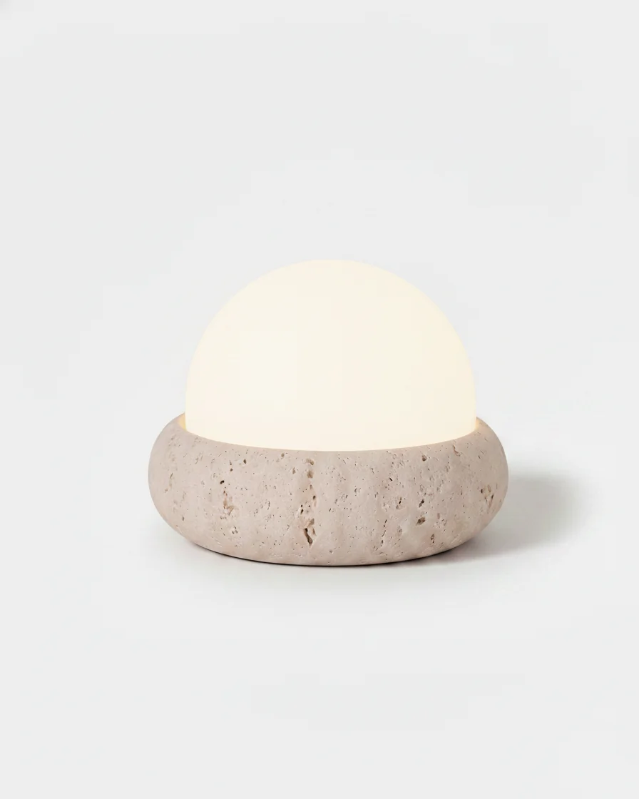 Cordless Table Lamp Travertine | Eon