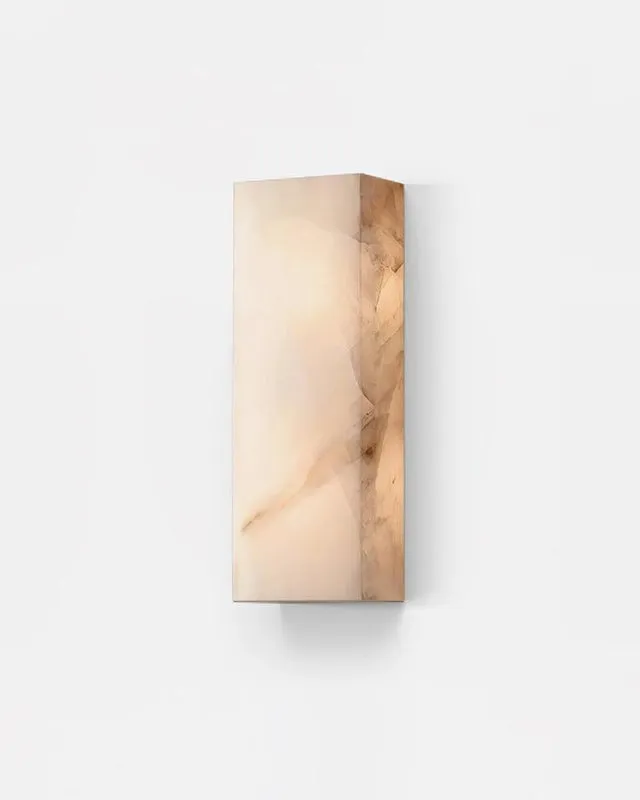 Wall Sconce Alabaster Monolith | Zila