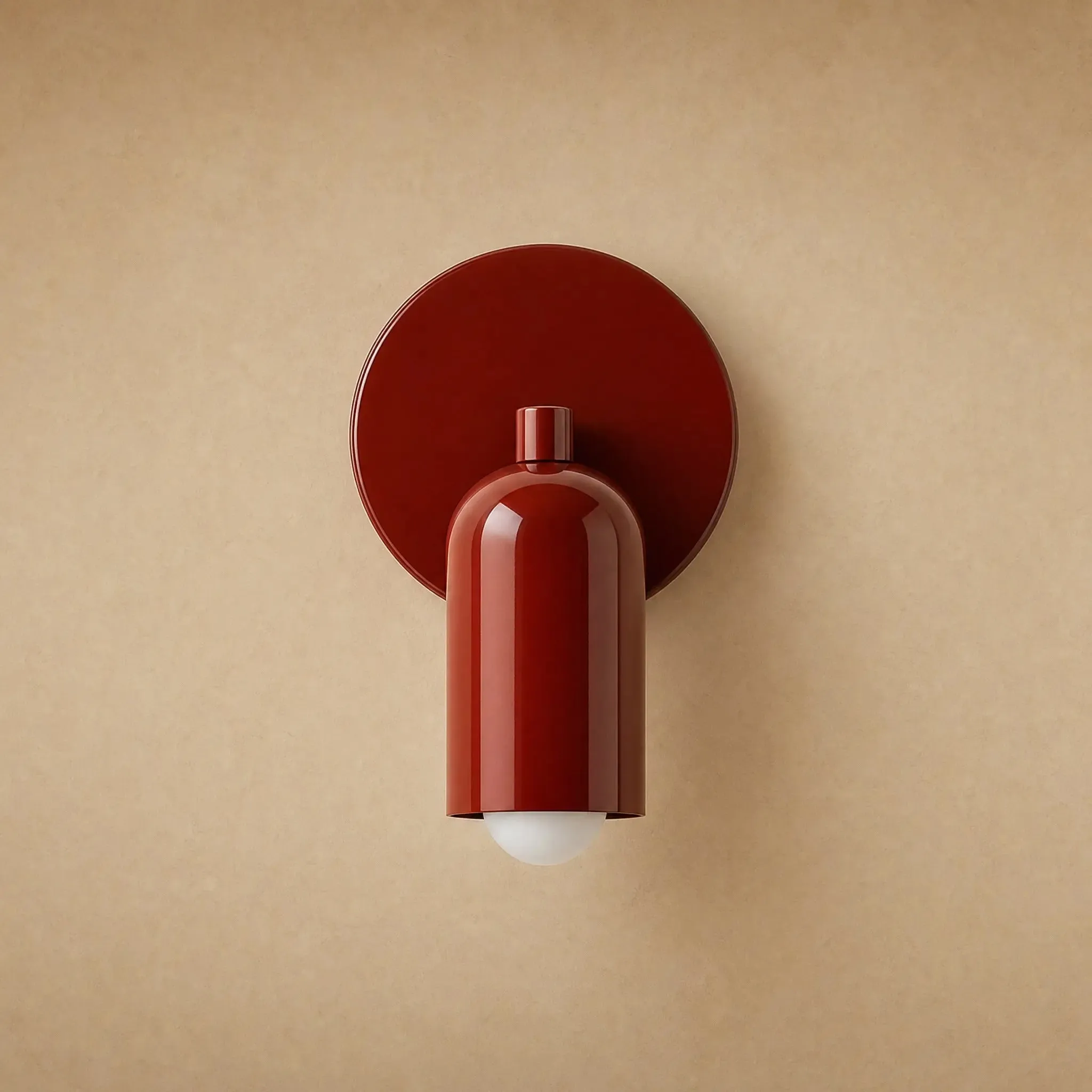 Wall Sconce Lacquered Metal Dome | Nolvina