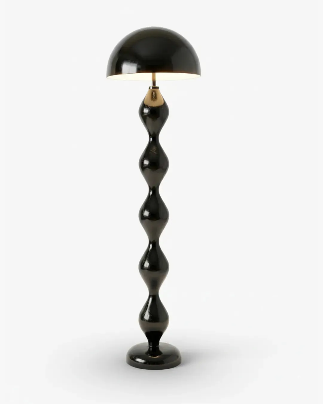 Floor Lamp Sculptural Lacquered Dome | Aven