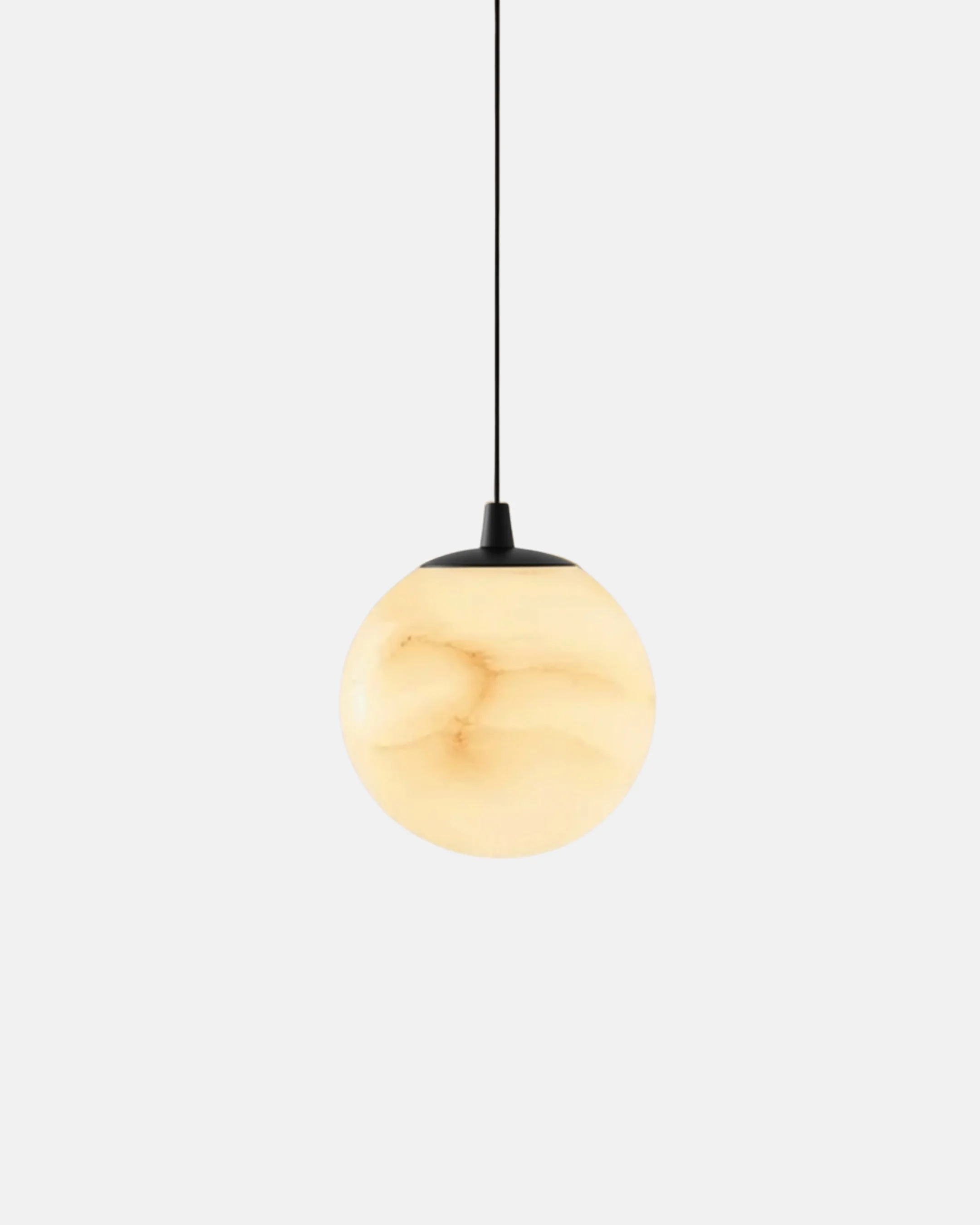 Pendant Light Alabaster Globe | Bourbon