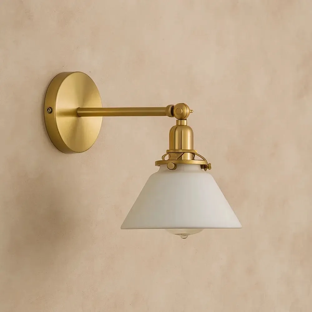 Wall Sconce Glass Amber Retro | Veralya