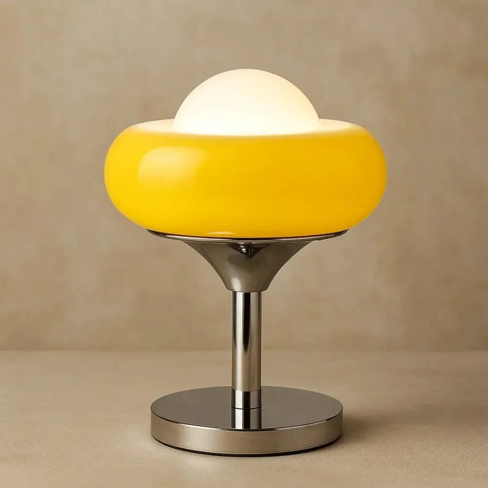 Table Lamp Glass Vintage Bauhaus | Bauvesta