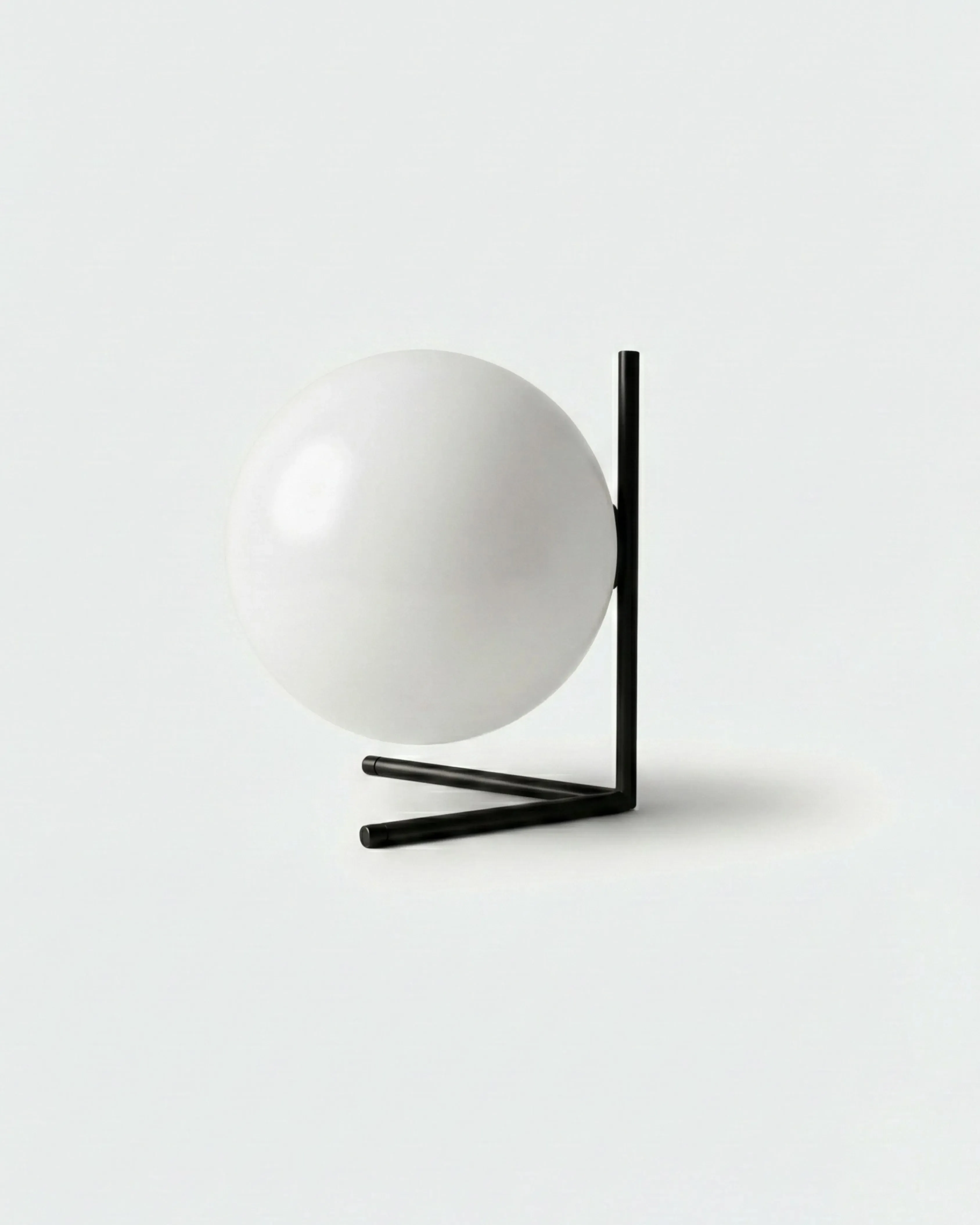 Table Lamp Opal Glass Globe | Kaen